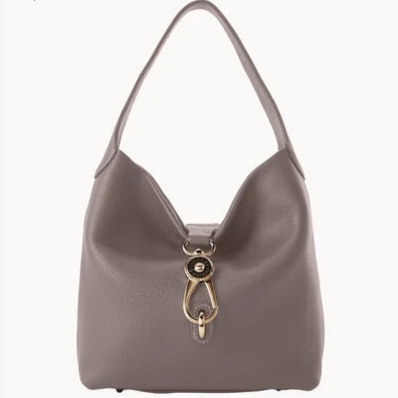 Dooney & Bourke Handbags - Dooney & Bourke Pebble Grain Small Logo Lock Sac
